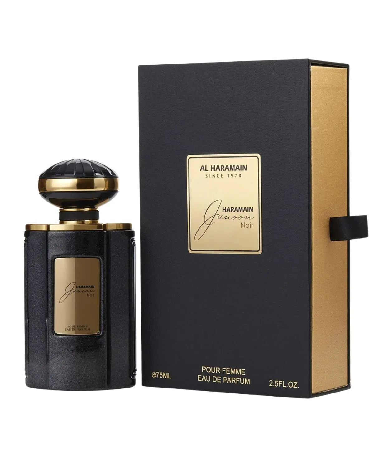 Al Haramain Junoon Noir for Women Eau de Parfum (EDP) Spray 2.5 oz (75 ml) 6291100130856