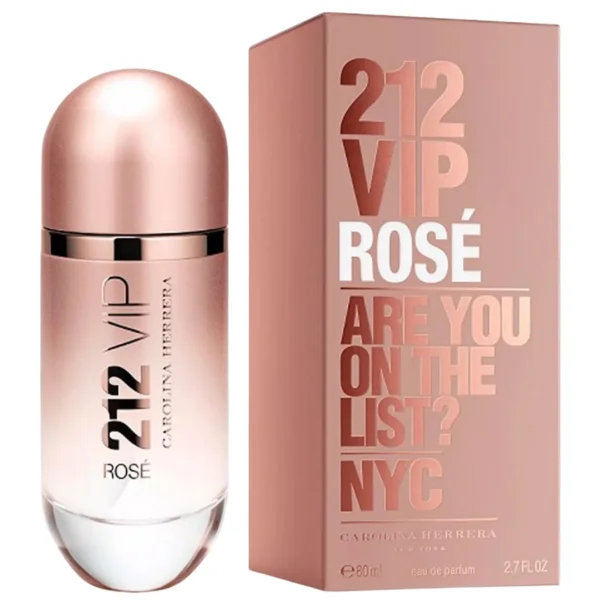 Carolina Herrera 212 VIP Rose for Women Eau de Parfum (EDP) Spray 2.8 oz (80 ml) 8411061777176