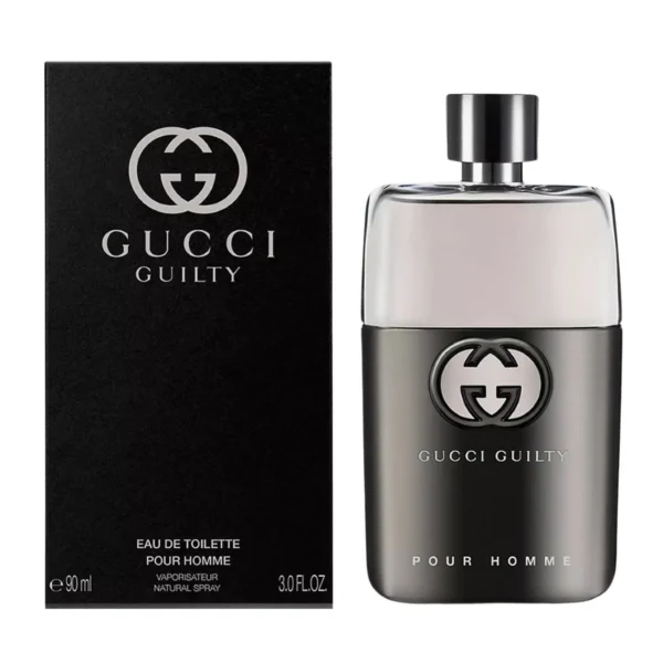 Gucci Guilty Pour Homme for Men Eau de Toilette (EDT) Spray 3 oz (90 ml) 737052339047