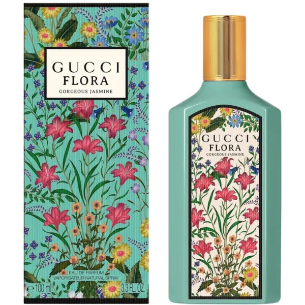 Gucci Flora Gorgeous Jasmine for Women Eau de Parfum (EDP) Spray 3.4 oz (100 ml) 3616303048181