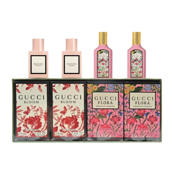 Gucci 4 pcs Mini Variety Gift Set for Women Eau de Parfum (EDP) Spray 1.7 oz (50 ml) 3616303465223