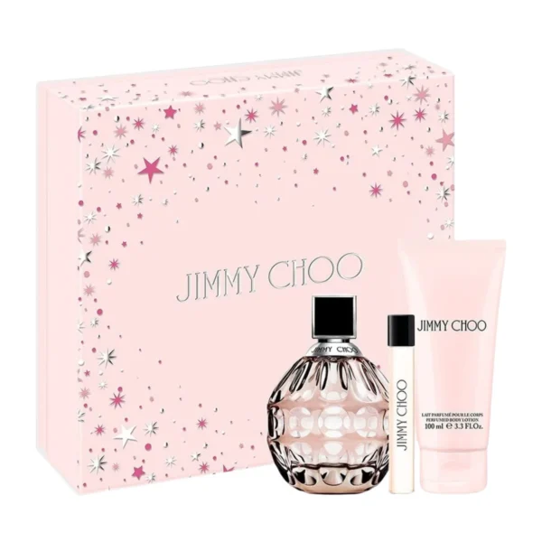 Jimmy Choo Jimmy Choo 3 pcs Gift Set for Women Eau de Parfum (EDP) Spray 3.4 oz (100 ml) 3386460139809