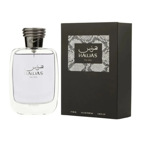 Rasasi Hawas For Him for Men Eau de Parfum (EDP) Spray 3.4 oz (100 ml) 614514331026