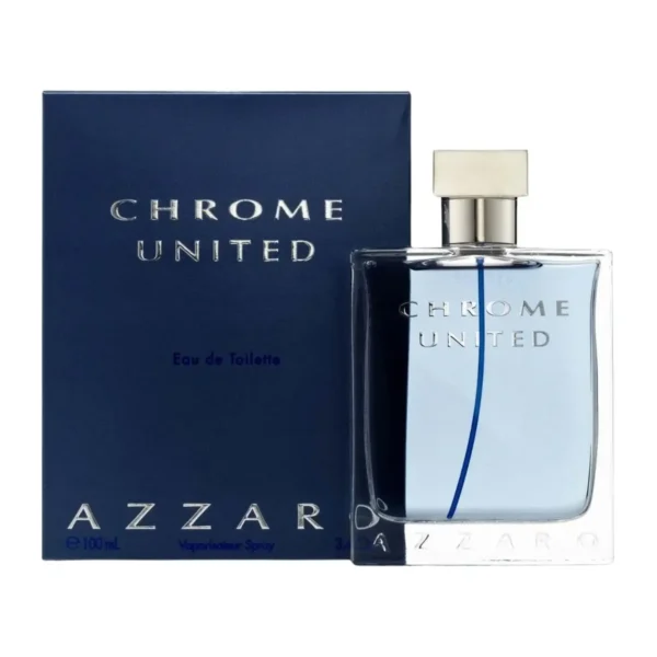 Azzaro Chrome United for Men Eau de Toilette (EDT) Spray 3.4 oz (100 ml) 3351500020317