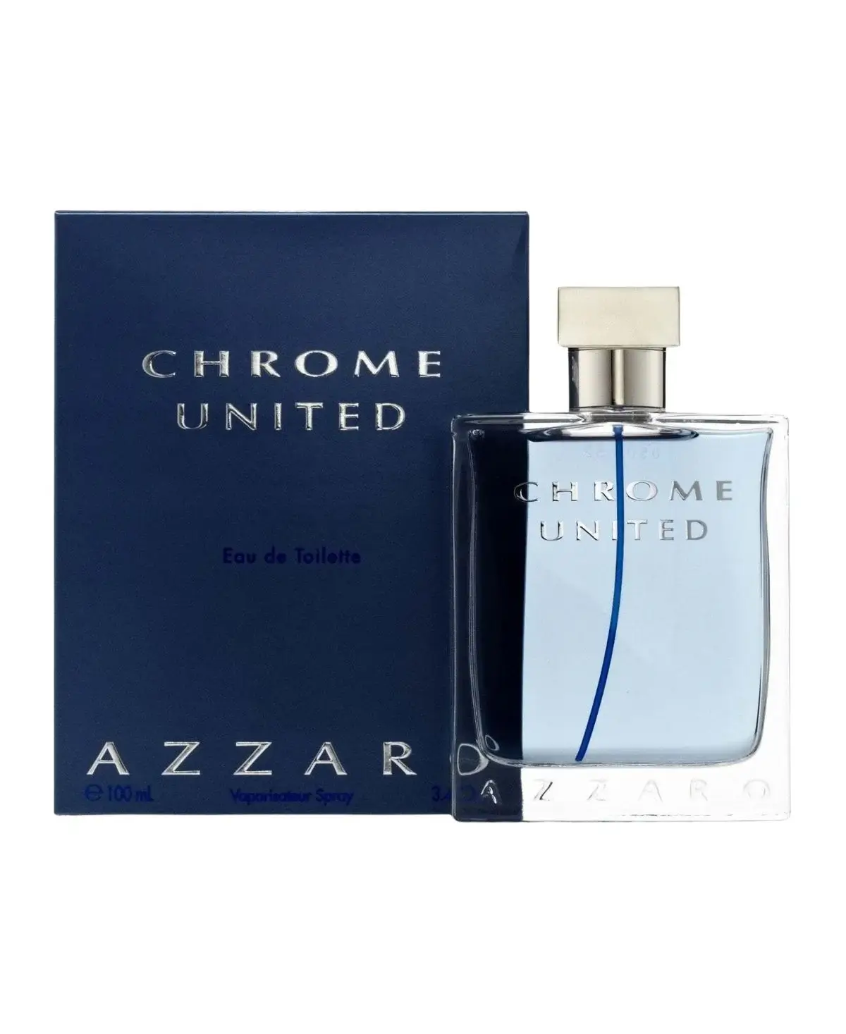 Azzaro Chrome United for Men Eau de Toilette (EDT) Spray 3.4 oz (100 ml) 3351500020317