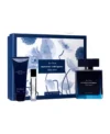 Narciso Rodriguez For Him Bleu Noir 3 pcs Gift Set for Men Eau de Parfum (EDP) Spray 3.4 oz (100 ml) 3423222092726